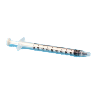 Disposable Syringe Three-piece without needle Luer Slip (1ml) product oqokmfqyay
