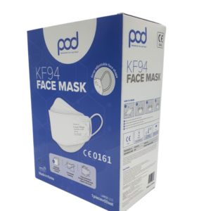 POD KF94 Disposable Face Masks, Individual packing, 50pcs/box